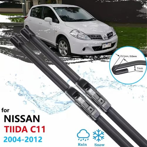 Sam's Accessories Nissan Tiida 2004 wiper blades