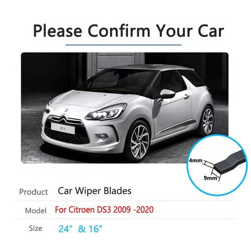 Sam's Accessories Citroen DS3 front wiper blades