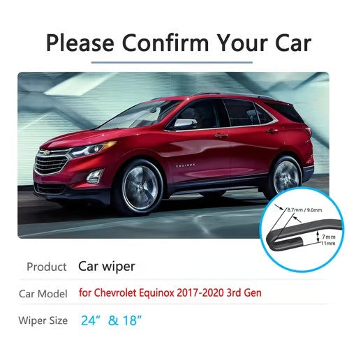 Sam's Accessories Chevrolet Equinox front wiper blades