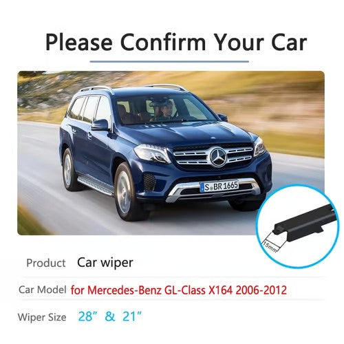 Sam's Accessories Mercedes GL class front wiper blades