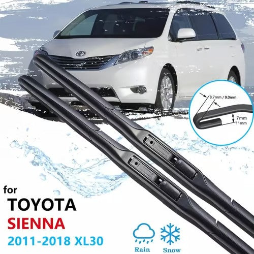 Sam's Accessories Toyota sienna front wiper blades