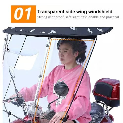 Sam's Accessories Motorcycle Tent Umbrella