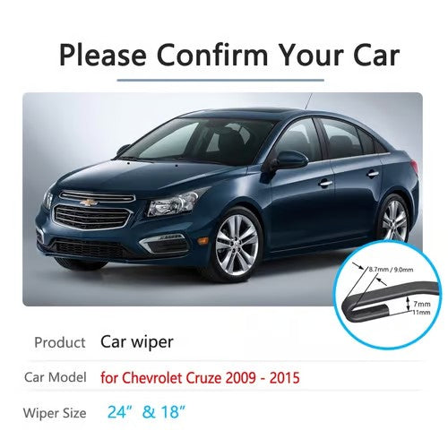 Sam's Accessories Chevrolet Cruise wiper blades