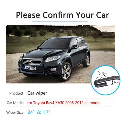 Sam's Accessories  Toyota Rav4 front wiper blades 2006-2012