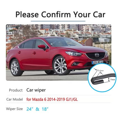 Sam's Accessories Mazda 6 front wiper blades