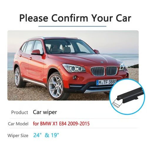 Sam's Accessories BMW X1 front wiper blades