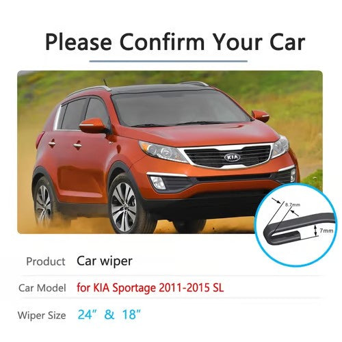 Sam's Accessories Kia Sportage wiper blades
