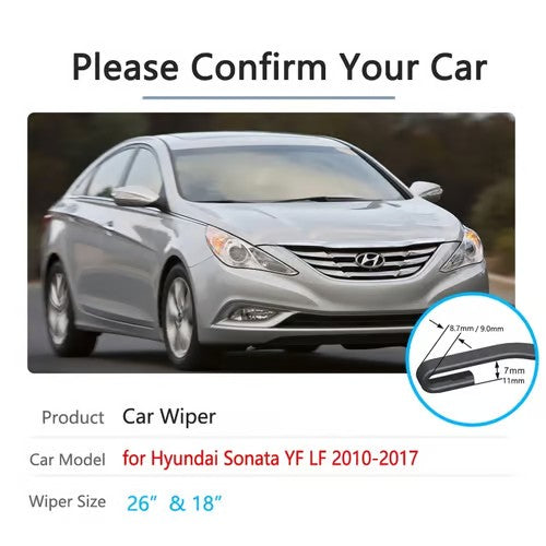 Sam's Accessories Hyundai Sonata wiper blades