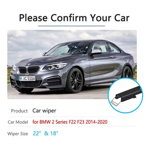Sam's Accessories BMW F22 F23 wiper blades
