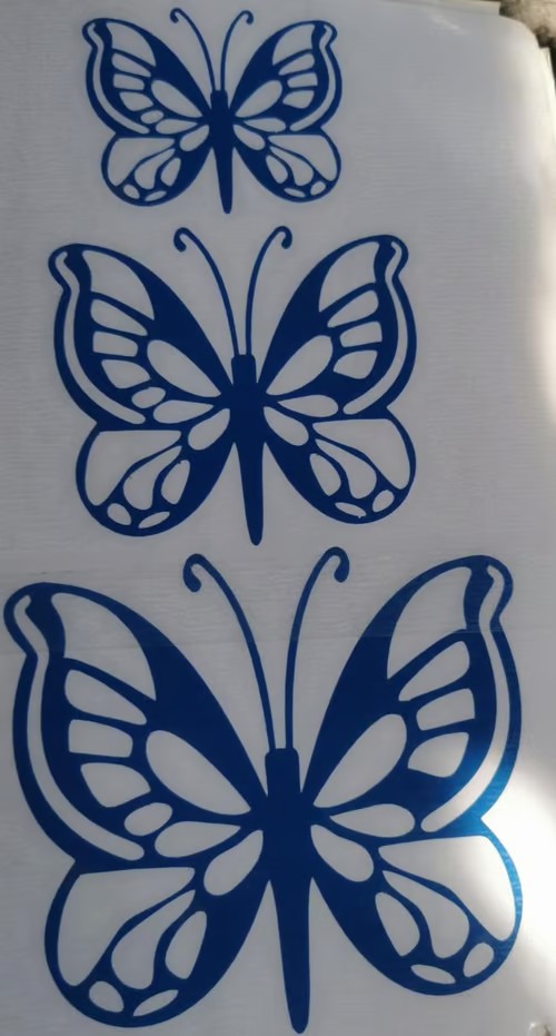 Sam's Accessories butterflies stickers