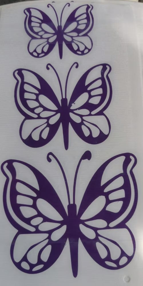 Sam's Accessories butterflies stickers