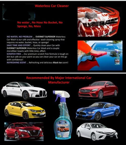 Sam's Accessories waterless car wash