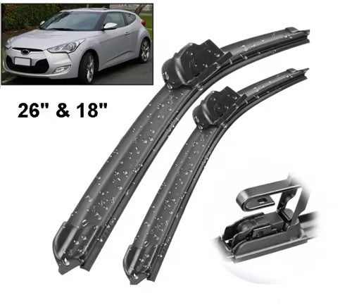 Sam's Accessories Hyundai Veloster front wiper blades