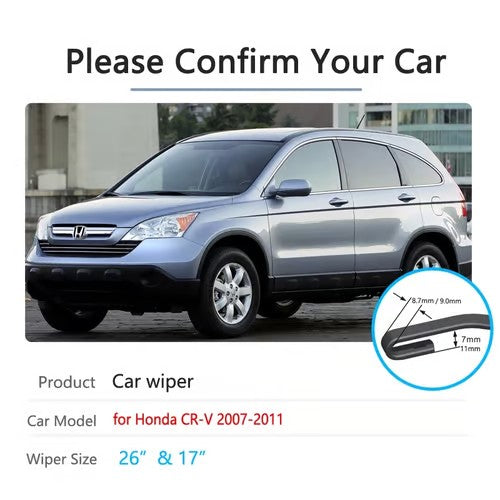 Sam's Accessories CRV wiper blades