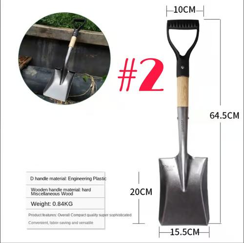 Sam's Accessories metal and wood shovel
