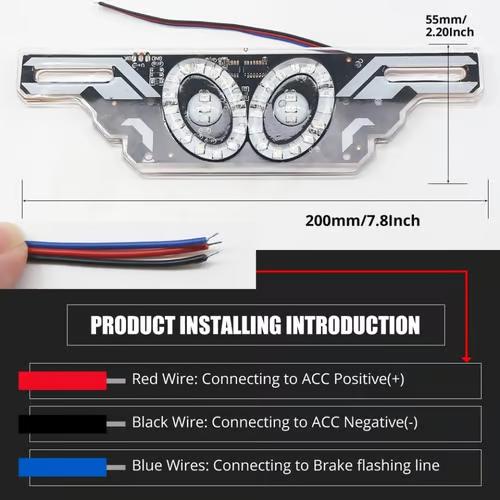 Sam's Accessories motorcycle led flashing lights