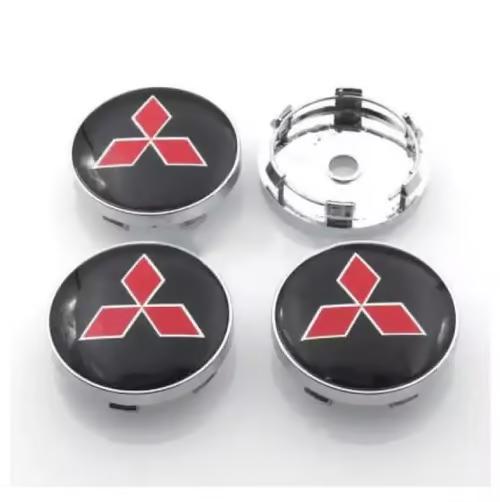Sam's Accessories 1pcs Mitsubishi wheel center hub cap 3 colors