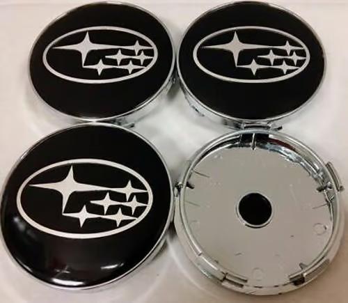 Sam's Accessories Subaru wheel center hub cap black