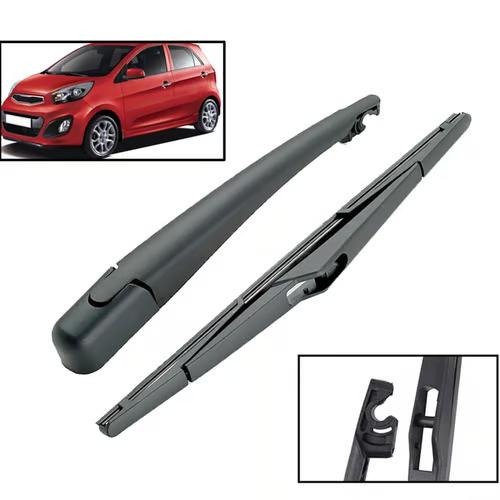 طقم ذراع مساحات الزجاج الخلفي من سامز أكسسوارز لسيارة كيا بيكانتو هاتشباك MK2 موديلات 2011 و2012 و2013 و2014 و2015 و2016 و2017