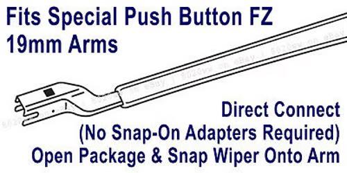 Sam's Accessories Land Rover Range Rover Sport 2016-2019 Front Windscreen 24" 20" Wiper Blades