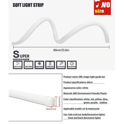 Sam's Accessories RGB running daylight 7 color remote control 45 or 60cm