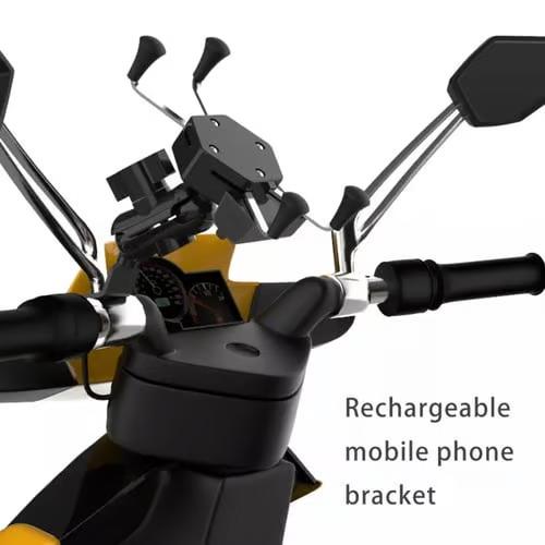 Sam's Accessories motorcycle phone holder and charger