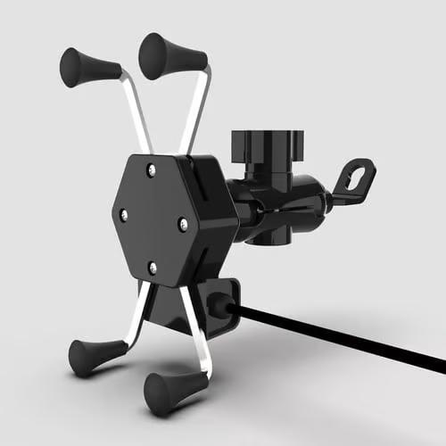 Sam's Accessories motorcycle phone holder and charger