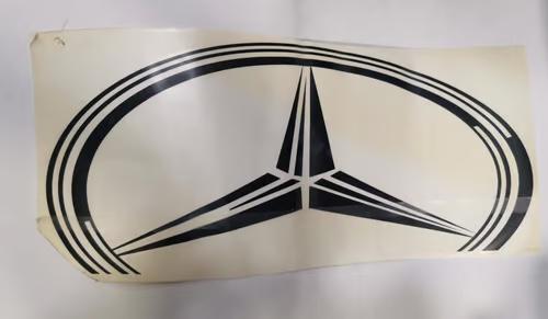 Sam's Accessories Mercedes logo vinyl sticker