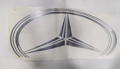 Sam's Accessories Mercedes logo vinyl sticker