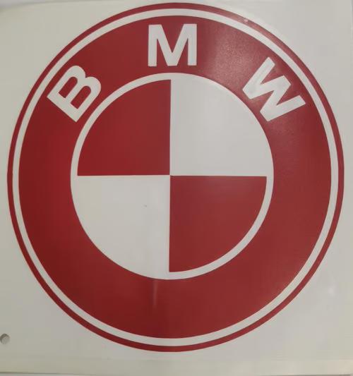 Sam's Accessories Vinyl BMW logo stickers