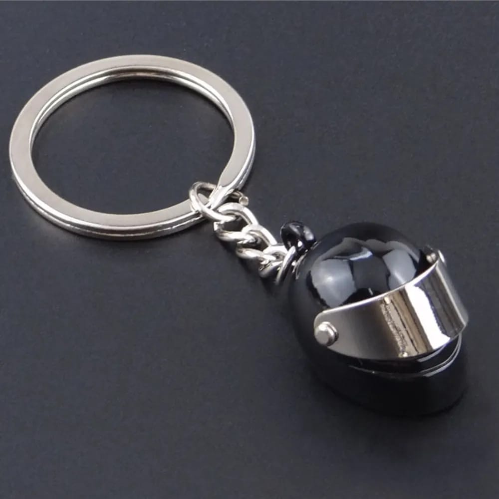 Sam's Accessories Multicolor Mini Motorcycle Helmet Keychain
