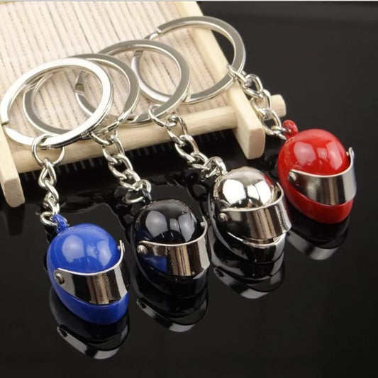 Sam's Accessories Multicolor Mini Motorcycle Helmet Keychain