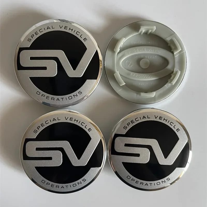 Sam's Accessories 1pc 63mm SV Special Wheel Hub Caps for Range Rover