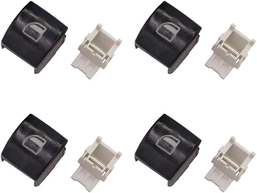 Sam's Accessories 2pcs Original Window Lift Switch Button Without Electronics Front Left/Right E60/61 E83 X3