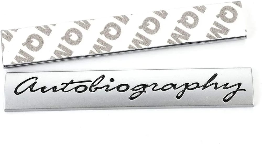 Sam's Accessories 1pc Autobiography Logo Car Sticker Logo Car Badge Decal Compatible with L405 Emblems