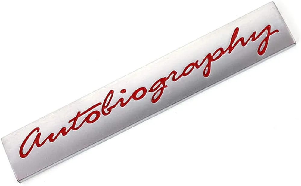 Sam's Accessories 1pc Autobiography Logo Car Sticker Logo Car Badge Decal Compatible with L405 Emblems