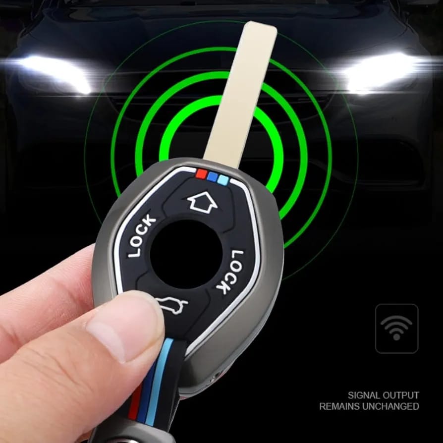 Sam's Accessories Zinc Alloy Car Key Cover Cases fit for bmw 3 5 7 Series E38 E39 E46 E83 M5 325i X3 X5 Z3 Z4