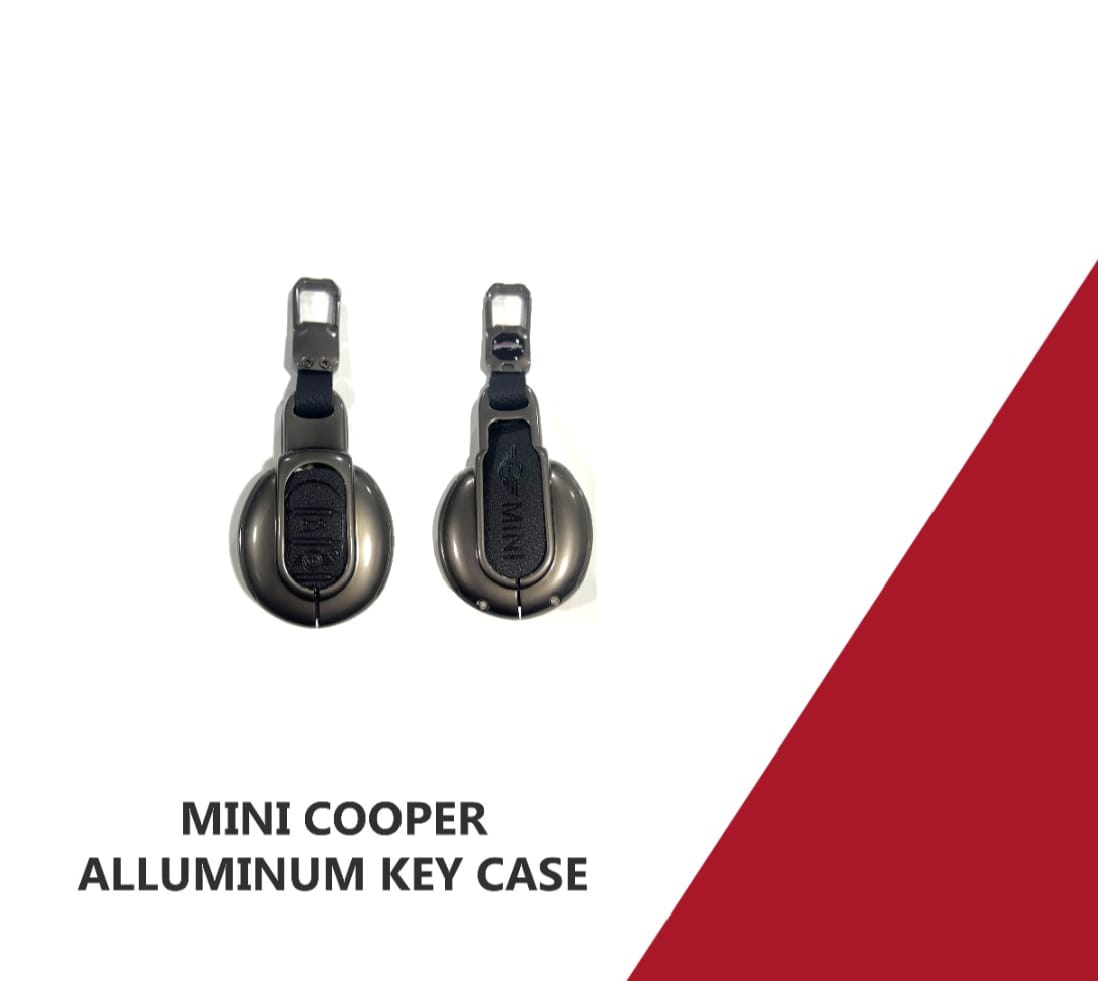 Sam's Accessories metal leather key cover for Mini Cooper
