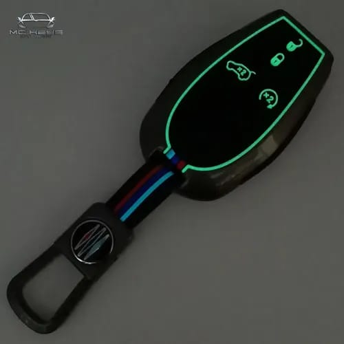 Sam's Accessories metal leather key cover for Jeep Cherokee 2002-2006