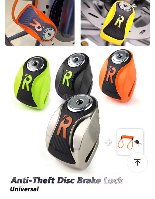 Sam's Accessories motorcycle disc lock