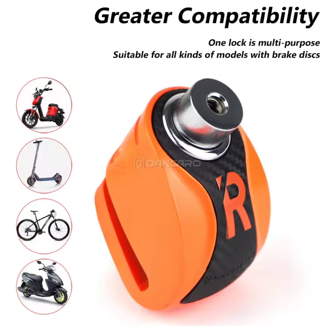 Sam's Accessories motorcycle disc lock